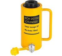 Mophorn 20T 4Inch Hydraulic Cylinder Jack Hollow Single Acting Hydraulic Ram Cylinder 100mm Hydraulic Lifting Cylinders (20T 4Inch Hollow)