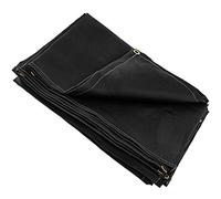 Mophorn Manta de Protección de Soldadura, 10 x 10 FT Manta de Fibra de Vidrio, 3.05 x 3.05m Manta Ignífuga Resistente Color Negro