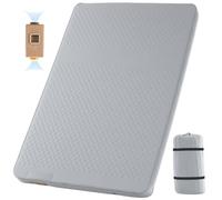 MOPHOTO 135 x 200 cm, 10 cm de grosor, colchoneta doble autoinflable con bomba