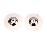 mophrati 1 par de platillos ligeros, accesorios para instrumentos de percusión, placa batería resistente al agua, platillo tambor duradero