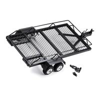 mophrati 1 Uds. Remolque de Metal TRX4M SCX24 FCX24 Metal para orugas mano de obra exquisita negro accesorios coche RC piezas repuesto