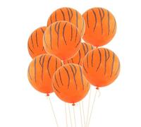 mophrati 100 Uds. Conjunto de globos de látex con estampado pata perro para niños, decoraciones para fiesta bienvenida al bebé, fiesta helio látex, cumpleaños, Rayas tigre, 100 piezas