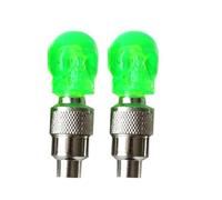 mophrati 2 Piezas de luz de válvula Bicicleta montaña, lámpara Tapa neumático Bicicleta Carretera, Motocicleta, Coche, Jinete, Funciona con batería, a Prueba Arena