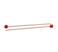 mophrati 2 piezas Mallet Drumstick Marimba Sticks Principiantes Adultos Niños Mango de Para madera Suministro musical Instrumento de práctica Herramientas, Rojo, WA05