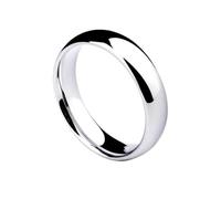 mophrati 2 uds anillo Simple esfera de Simple anillos que combinan con todo accesorios de ropa clásicos joyería regalo compromiso boda, Color acero inoxidable, 10#