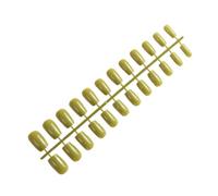 mophrati 24 piezas de uñas postizas de ataúd coloridas en forma cuadrada DIY exquisitas uñas francesas novedosas que no destiñen para salones manicura , cuatro