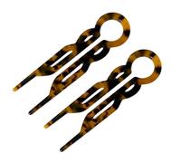 mophrati 2x Pasadores de prestigio con muesca Horquilla duradera por paquete Horquillas Horquilla de prestigio, A