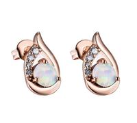mophrati 2x Pendientes Pequeños Para Mujer Hechos Con Plata Pendientes De Mujer Versátiles Y Elegantes Pendientes Pequeños Regalos Maravillosos, Oro rosa