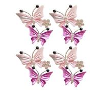 mophrati 4 pack/lote Clips de ventilación de aire mariposa para coche regalos duraderos durante mucho tiempo hermosa decoración clip para salida aire coche aleación fácil