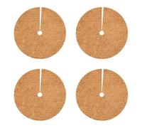 mophrati 4 Piezas de mantillo y Estera contra malezas, protección efectiva de Las Plantas, fácil: Diga adiós a Las malezas y Plantas no deseadas, saludables para Todos, 20 * 20CM