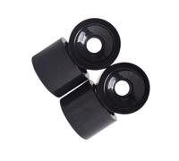 mophrati 4 Piezas de Ruedas de monopatín, Cubierta rodamiento Longboard Cuero, Accesorios para Exteriores, Mantenimiento Movimiento Deportivo, reparación, fijación, Negro