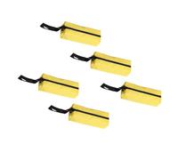 mophrati 5 Bolsas de Herramientas, Bolsa de Mano con Cremallera, Mano Obra Fina, organización Resistente al Desgaste, Bolsas Almacenamiento, contenedor Hardware, Amarillo, Talla pequeña