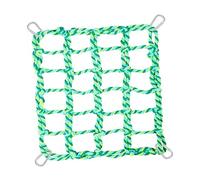 mophrati Accesorios Decorativos para jaulas de Red de Cuerda para pájaros Que ofrecen Opciones de fijación Que promueven un Entorno Vibrante para el Juego de, Verde, 32 x 25 cm