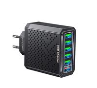 mophrati Adaptador de Cargador confiable para Dispositivos Pple y El Cargador es una solución Conveniente para Mantener Todos los Dispositivos alimentados, Negro