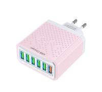 mophrati Adaptador de Cargador confiable para Dispositivos Pple y El Cargador es una solución Conveniente para Mantener Todos los Dispositivos alimentados, Rosa