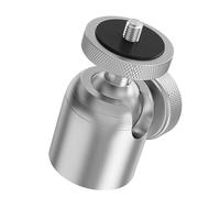 mophrati Adaptador de Montaje para trípode con Mini Tornillo de Bola, Soporte Universal con Rosca Tornillo, rotación 360 Grados, Ligero, portátil, para fotografía, Adaptador Mini