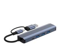 mophrati Adaptador USB C a Ethernet Gigabit Que Proporciona una Velocidad de Red rápida de 1000 Mbps, Ideal para Juegos en línea, navegación y Carga Videos. Adaptador USB C a Ethernet Gigabit para