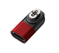mophrati Adaptador USB C para OpenRun Pro, Potente convertidor de Cargador magnético para Aftershokz ABS para Shokz, Rojo
