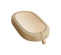 mophrati Almohadilla rascadora para Gatos, Duradera, para salón, Reduce el daño a los Muebles y Ofrece un Lugar de Descanso, un Juguete Interactivo para Jugar y Descansar, Marrón Claro, Pequeño