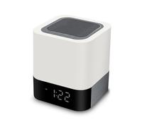 mophrati Altavoz Bluetooth con compatibilidad súper fuerte y sonido HI-FI ABS con batería Altavoz Bluetooth inalámbrico Subwoofer