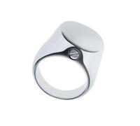 mophrati Anillos de urna para cenizas, elegantes anillos de cremación plata que sujetan las cenizas forma segura, perfume, pequeños recuerdos, se pueden abrir, diámetro interior: 18,9 cm/19,8 cm/20,5