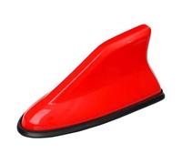 mophrati Antenas de Coche Aleta de tiburón Exquisita recepción señal Fuerte Cubierta Antena aérea Coche Techo Aleta tiburón Mejorada Universal, Rojo