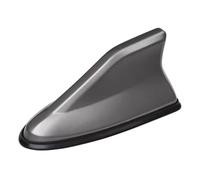 mophrati Antenas de Coche Aleta de tiburón Exquisita recepción señal Fuerte Cubierta Antena aérea Coche Techo Aleta tiburón Mejorada Universal, Gris