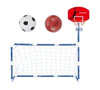 mophrati Aro de Baloncesto y portería de fútbol: un Atractivo Juego Deportivo para fomentar el Desarrollo físico de los niños, Juguetes para Interiores y Exteriores, Juegos