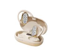 mophrati Auriculares Bluetooth para Llevar al Aire Libre. Disfruta de tu música dondequiera Que estés. Batería de Larga duración. ABS Ajustable, Color Piel