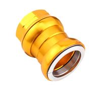 mophrati Auriculares para Bicicletas de montaña y Carretera de 34MM, Pieza aleación Aluminio, cojinetes Tapa, reemplazo Mantenimiento Profesional para Brompton, Oro