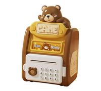 mophrati Auto Roll In Money Saving Bank para niñas adolescentes con bloqueo de contraseña único y de huellas dactilares Educar sobre los ahorros Hucha electrónica para niños Juguete ATM Money