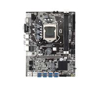 mophrati B75 USB 3.0 2.0 Conjunto de Ventilador de refrigeración Placa Base Compatible con 16GB Máximo RAM Mining Board Desktop PC Miner Equipment