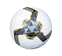 mophrati Balón de fútbol Resistente al Agua y Duradero para competición al Aire Libre, pastizales de PVC para Practicar Entrenamiento fútbol, opción Regalo , Oro , Cinco