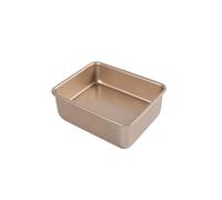 mophrati Bandejas antiadherentes para horno, bandejas para pasteles, cocina de acero inoxidable, forma cuadrada para hornear, pastelería, barbacoa, sartén, molde resistente al calor, 16.8 * 16.8*