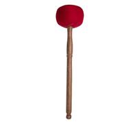 mophrati Baqueta de fieltro de lana, cuenco sonoro, mazo, herramienta esencial para yoga, técnicas relajación y mindfulness, suministros para meditación, Rojo, L