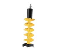 mophrati Barrena para Hielo Accesorios Premium para Pesca en Hielo diseñados para un Rendimiento óptimo en océanos, Mares, Lagos y ríos, Amarillo, 75 centímetros