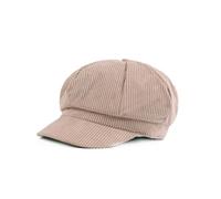 mophrati Boina de algodón para Mujer Otoño Invierno Sombrero Octogonal Gorras Pintor al Aire Libre Color sólido Chica Viaje Viaje Protector Solar Vacaciones, Caqui, M (56-58 cm)