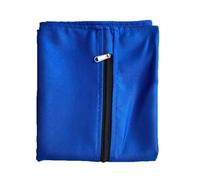 mophrati Bolsa De Lavandería Con Cremallera Sin Esfuerzo De Ropa Para Mascotas Poliéster Ropa Para Mascotas Grande Bolsa Lavandería Para Perros Gatos, azul, 65x70cm