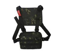 mophrati Bolsa de Pecho de Gran Capacidad, Bolsa Duradera y Ajustable para Actividades al Aire Libre, Bolsa táctica Multifuncional para el Pecho, Camuflaje