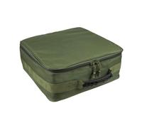 mophrati Bolsa de transporte para carrete de pesca, impermeable, duradera, de tela Oxford, espaciosa, organizador para equipo de pesca y camping, bolsa de almacenamiento para