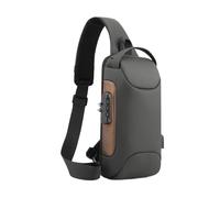 mophrati Bolsa de viaje minimalista para buscar y transportar fácilmente y resistente al agua. Se puede llevar en la mochila o en la mano, Oro gris a juego
