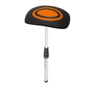 mophrati Bolsa de Viaje telescópica con Soporte para Palos de Golf, Accesorio diseñado para Evitar la deformación los Palos Durante el Transporte. Barra Soporte Ajustable, Plata Naranja, 20x13.5 cm