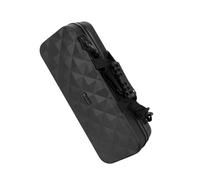 mophrati Bolsa para almacenar cañas de pescar, gran capacidad, impermeable y duradera, ligera, con capa intermedia, carcasa rígida, resistente a la abrasión, Negro, Pequeño