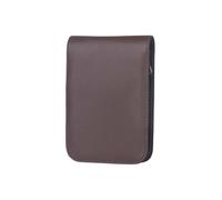 mophrati Bolsa para bolígrafos, Estuche para lápices, Organizador de Maquillaje Multifuncional, Suministros para Estudiantes Multiusos, Bolsa de papelería, Soporte para bolígrafos, Café