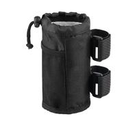 mophrati Bolsa para botellas de bicicletas, bolsillo de malla aislado, reutilizable, para silla ruedas, soporte para bebidas, organizador bolsa extraíble