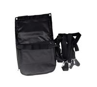 mophrati Bolsa para estiércol de caballo, ajustable, fácil de limpiar, para montar al aire libre, organizador de césped ecuestre, para pistas ecuestres, pañal para caballo, , Negro , 42 x 38 cm