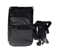 mophrati Bolsa para estiércol de caballo, ajustable, fácil de limpiar, para montar al aire libre, organizador de césped ecuestre, para pistas ecuestres, pañal para caballo, , Negro , 64x40cm