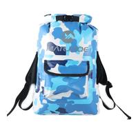 mophrati Bolsa Seca Impermeable Mochila de Camuflaje de Gran Capacidad Mochila con Bolsillo para teléfono Paquete Kayak al Aire Libre Senderismo, Camuflaje Azul