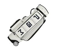mophrati Bolsas de Golf PGM para Hombre, Bolsas con Soporte de Golf Impermeables Gran Capacidad, para Caddies, Bolsa, Carrito con asa Lateral