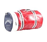 mophrati Bolsas de viaje de gran capacidad, fáciles llevar, viajes largos y robustos, cómoda bolsa entrenamiento baloncesto con impresión PU, Rojo